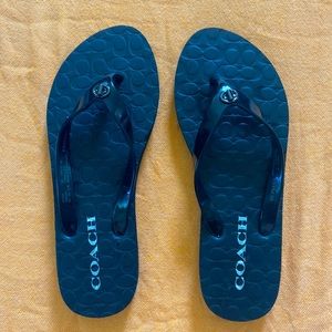 Coach Black Flip Flops 6